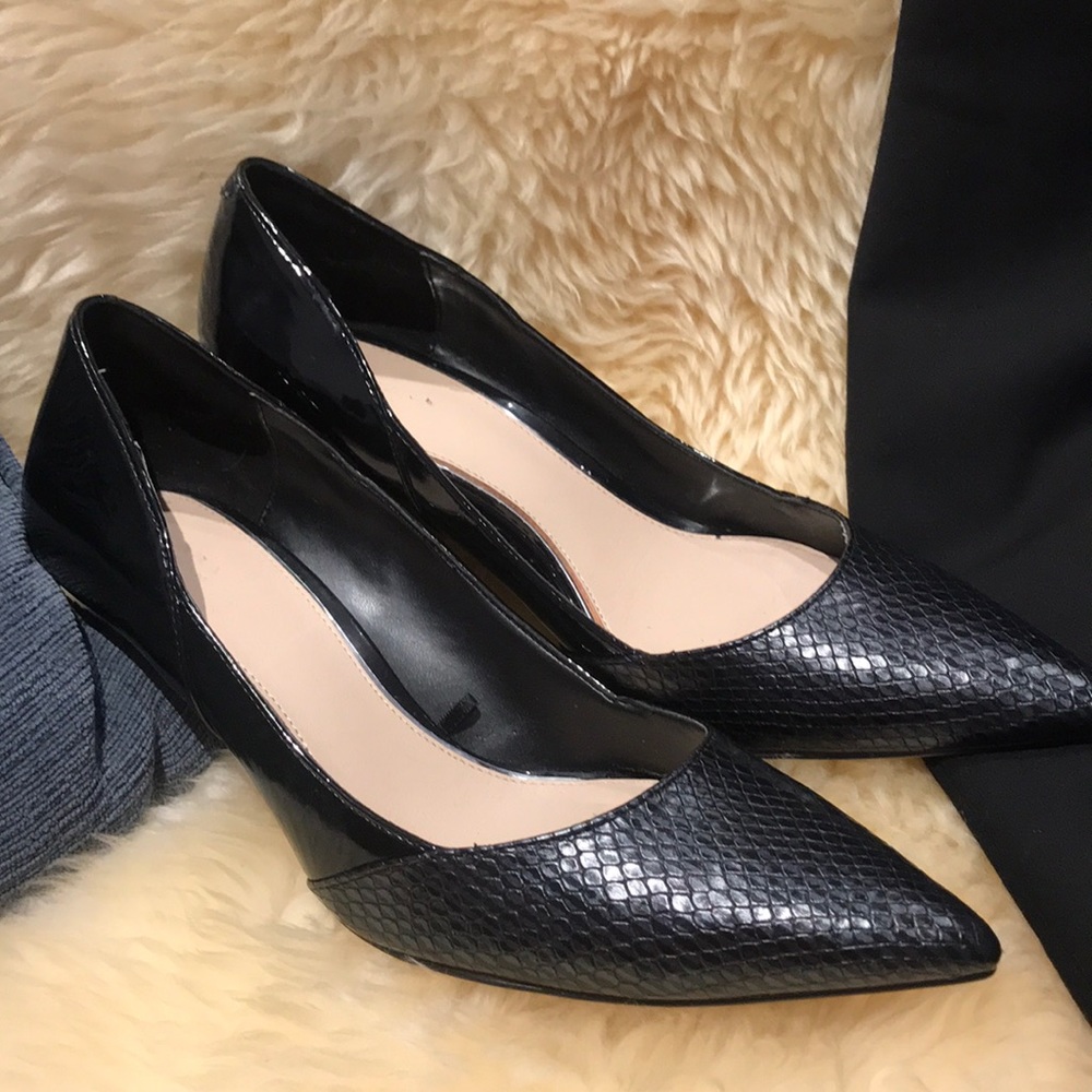 Black Zara Kitty heel size 39